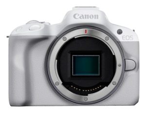 Canon EOS R50, White + RF-S 18-45mm F4.5-6.3 IS STM Kit