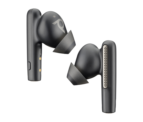 HP Poly Poly Voyager Free 60 UC Black Earbuds +BT700 USB-C Adapter +Basic Charge Case