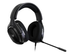 Acer Predator Galea 365 Gaming Headset with Control Box, 7.1 Surround Sound, Detachable Omnidirectional Mic, Ergonomic Ear Cups, Adjustable