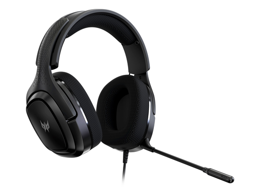Acer Predator Galea 365 Gaming Headset with Control Box, 7.1 Surround Sound, Detachable Omnidirectional Mic, Ergonomic Ear Cups, Adjustable