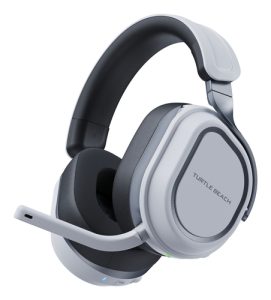 Turtle Beach Stealth 700 White PlayStation Wireless Gaming Headset with up to 80 hour Battery, Bluetooth, Dual Transmitters and 60mm Speakers for PS5, PS