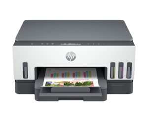 HP Smart Tank 7008 Wireless All-in-One Color Printer, Up to 2 Years of ink included; Two-sided printing; Copier, Scanner