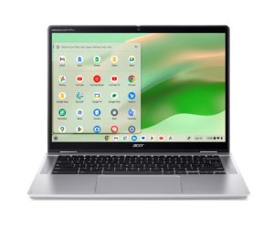 Acer ChromeBook Spin 314 Convertible Intel N100 4GB RAM 128GB SSD 14" Touchscreen ChromeOS 2-in-1 Laptop - Silver