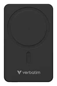 Verbatim Charge 'n' Go Essentials Magnetic Wireless Power Bank 5000 mAh Black