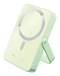 Verbatim Charge 'n' Go Magnetic Wireless Power Bank with stand - 10000 mAh Green