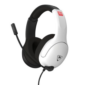 Turtle Beach Airlite Fit Black and White Wired Gaming Headset Officially Licensed for Nintendo Switch 2 and Nintendo Switch, and Nintendo Switch OLED –