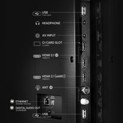 Hisense 65E6QTUK television