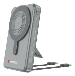 Verbatim Charge'n'Go 2C & Display Power Bank 10000 mAh Grey