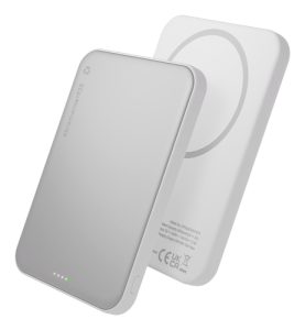 dbramante1928 re-charge - Power Bank 5K WL Slim Qi2.2 25w - WHT