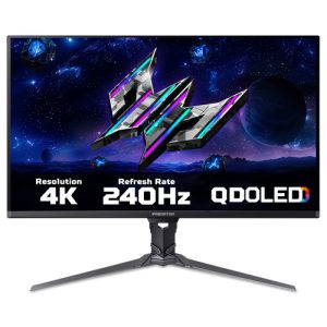 Acer Predator X32X5 - 31.5", Ultra HD (3840x2160), QD-OLED, 240Hz, 0.01ms (PRT), 0.03ms (GTG), HDR500 TrueBlack, FreeSync Premium Pro, Gaming Mon