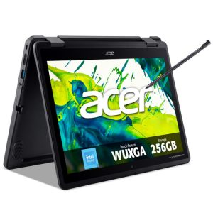 Acer TravelMate B3 Spin 12 convertible laptop (TMB312RN-31) - Intel N150, 8GB RAM, 256GB SSD, 12.2" WUXGA touchscreen, Windows 11