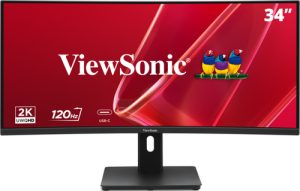 Viewsonic 34” UWQHD Curved Monitor with KVM Switch