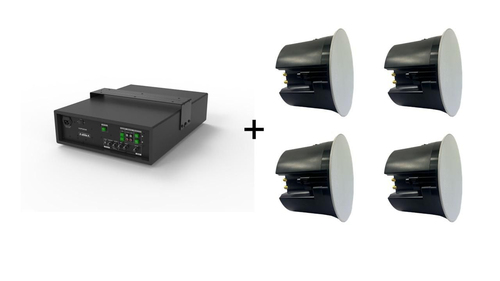 Vivolink Audiopack Subwoofer 6.5 + 4 x premium 40W ceiling speakers (Limited Bundle Pack Offer)