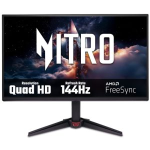 Acer Nitro VG270U P6 Gaming Monitor - 27" Quad HD (2560x1440), IPS, 144Hz, 1ms, FreeSync, HDR10, Black