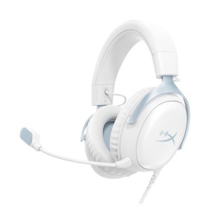 HyperX Cloud III - Gaming Headset (White/Blue)