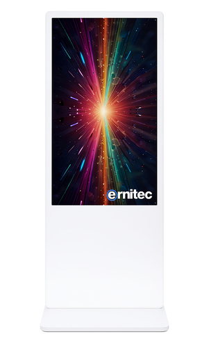Ernitec 0070-24155-INDOOR-4K-TOUCH-AD-KIOSK-WH