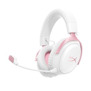 HyperX Cloud III S - Wireless Gaming Headset (White/Pink)