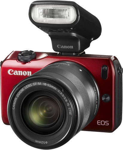 Canon EOS M + EF-M 18-55mm + 90EX