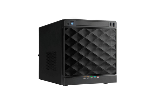 Ernitec Cube 4 Bay Workstation - Intel Ultra 5 225, 16GB, 500GB NVMe, 1x2.5GbE, 1x1GbE, Wifi 6E, 315W, Win11 Pro