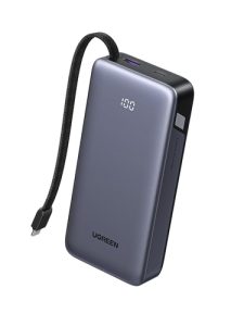 Ugreen 20000mAh Power Bank 30W 3C1A with Built-in USB-C Cable
