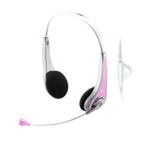 Trust InSonic Chat Headset - Pink