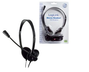 LogiLink Stereo Headset Earphones with Microphone