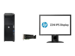 HP 620 + NVIDIA Quadro K4000 + Z24i
