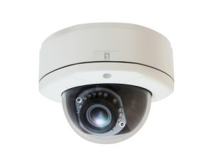 LevelOne HUBBLE Varifocal Dome IP Network Camera, 5-Megapixel, 802.3af PoE, IR LEDs, Vandalproof, Indoor/Outdoor, two-way audio