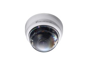LevelOne PTZ Dome Network Camera, 2-Megapixel, 802.3af PoE, IR LEDs, Day & Night, 3x Optical Zoom, WDR