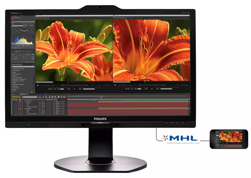 Philips 4K Ultra HD LCD monitor 241P6VPJKEB/00