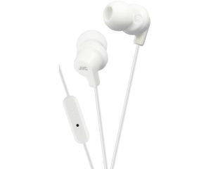 JVC HA-FR15-W-E Colourful inner ear headphones with remote & mic