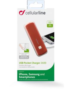 Cellularline USB Pocket Charger 2600 - Universal