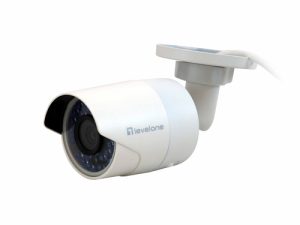 LevelOne GEMINI Fixed IP Network Camera, 2-Megapixel, 802.3af PoE, IR LEDs, Indoor/Outdoor
