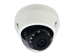 LevelOne HUBBLE Fixed Dome IP Network Camera, H.265, 5-Megapixel, 802.3af PoE, IR LEDs, Indoor/Outdoor, Vandalproof