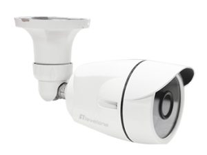 LevelOne HUBBLE Fixed IP Network Camera, H.265, 3-Megapixel, 802.3af PoE, IR LEDs, Indoor/Outdoor