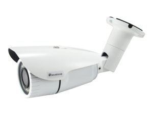 LevelOne HUBBLE Fixed IP Network Camera, H.265, 3-Megapixel, 802.3af PoE, IR LEDs, Indoor/Outdoor, Vandalproof