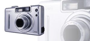 BenQ DC 5330 digitale camera 3.1 M pixel with CCD sensor with dual storage