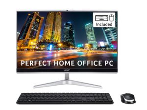 Acer Aspire C22-1650 All-in-One PC - (Intel Core i3-1115G4, 4GB, 256GB SSD, 21.5 inch Full HD Display, Wireless Keyboard and Mouse, Windows