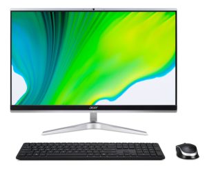 Acer Aspire C24-1651 All-in-One PC - (Intel Core i5-1135G, 8GB, 2TB HDD and 512GB SSD, NVIDIA GeForce MX450, 23.8 inch Full HD Touchscreen D