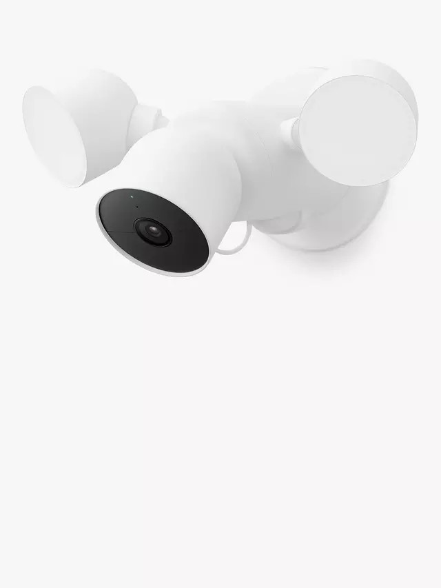 Google Nest Cam with Floodlight (Wired, White)
