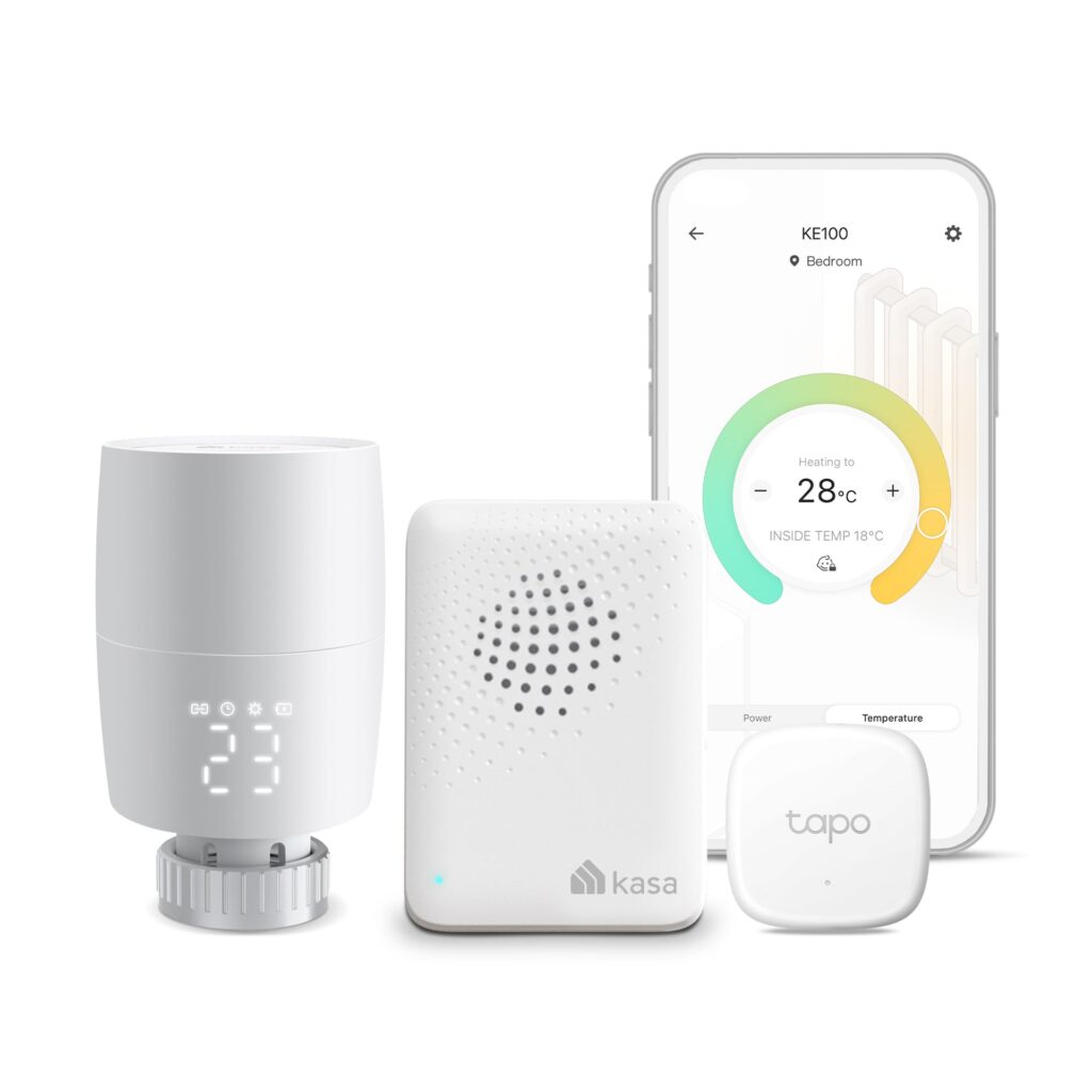 TP-Link Kasa Smart Thermostatic Radiator Valve with Tapo Temperature Sensor T310