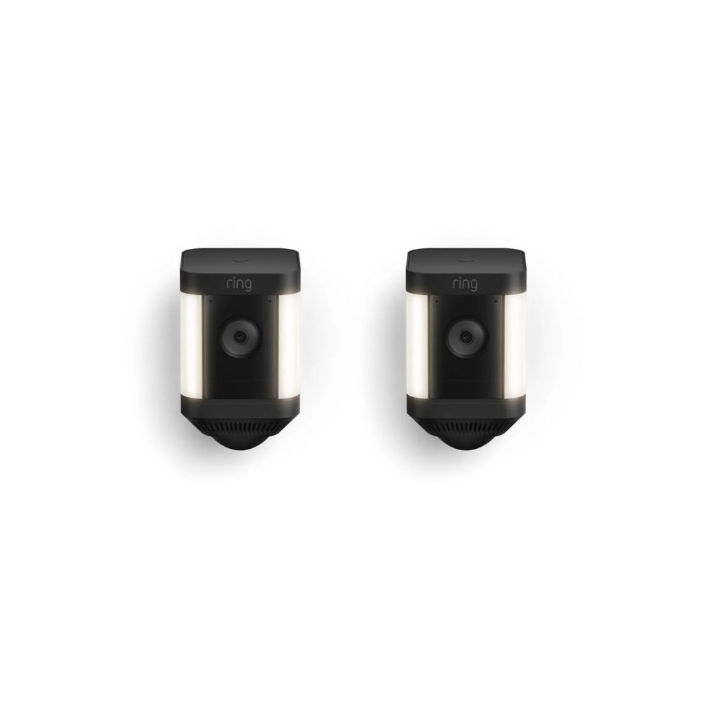 Ring 2-Pack Spotlight Cam Plus Battery (Black)