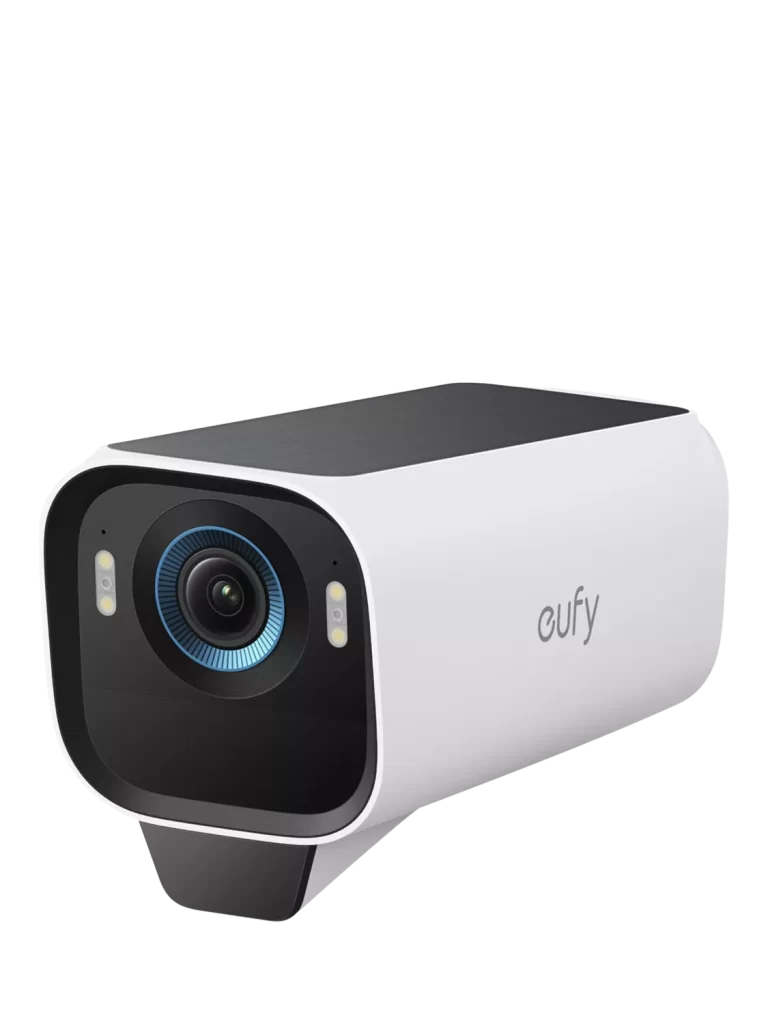Eufy eufyCam S3 Pro 4K Solar Add-on Smart Security Camera, White