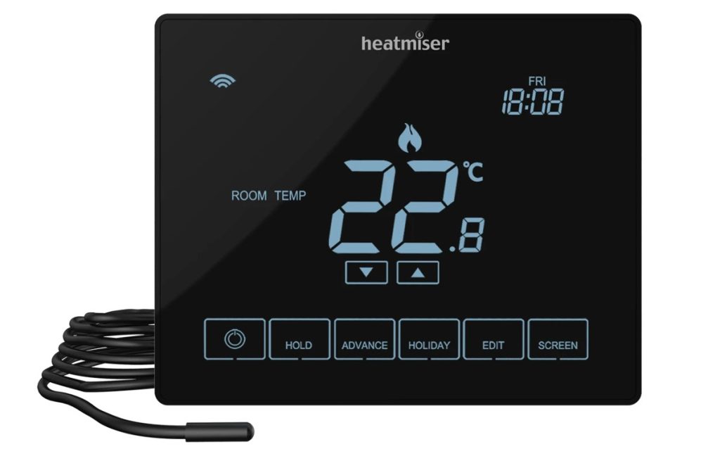 Heatmiser neoStat Touch-e Carbon