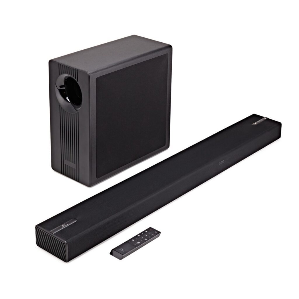 AVCOM 5.1.2 Dolby Atmos Soundbar with Wireless Subwoofer — Black