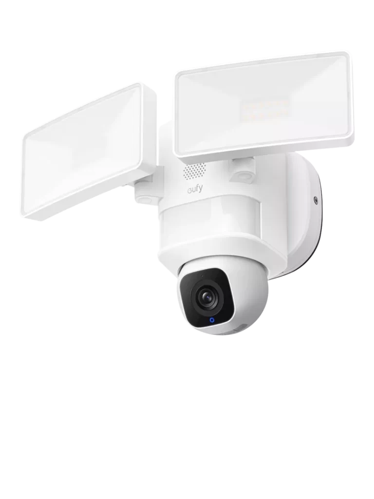 Eufy E30 2K Outdoor Smart Security Camera with Floodlights, White