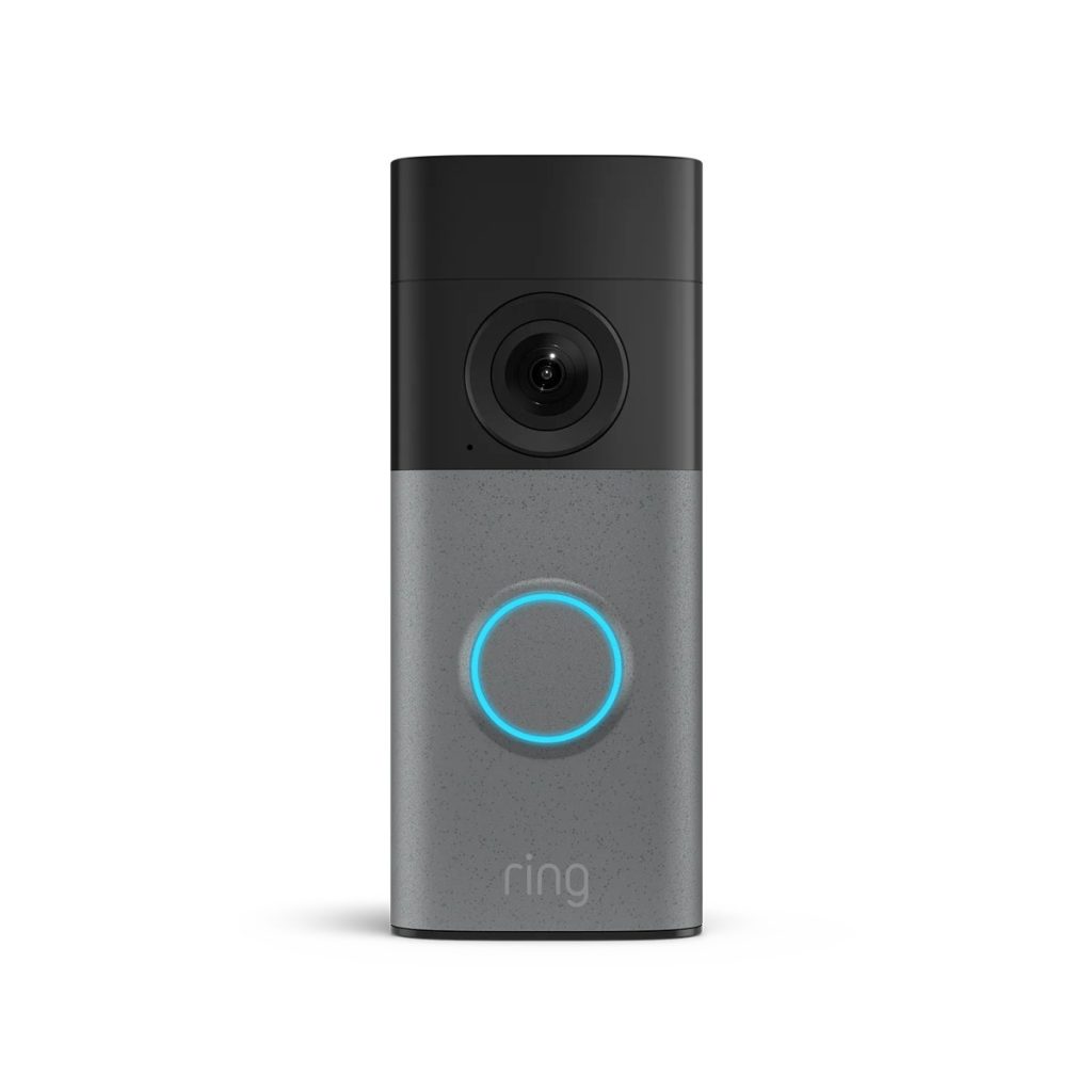 Ring Wired Video Doorbell 2K (Speckled Grey)