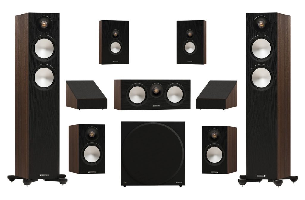 Monitor Audio Bronze 300 7G 7.1.2 with Vestra W15